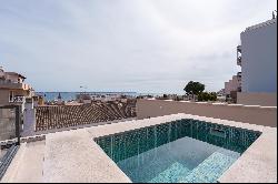 Newly built townhouse with sea views in El Terreno, Palma, Mallorca