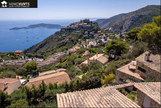 EZE VILLAGE - VILLA OF 200 SQM FOR SALE - LAND OF 2 300 SQM - PANORAMIC SEA AND VILLAGE VI