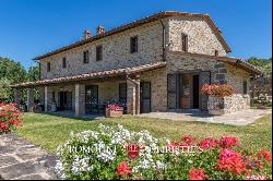 Lake Trasimeno - RESTORED FARMHOUSE WITH POOL FOR SALE IN TUORO, UMBRIA