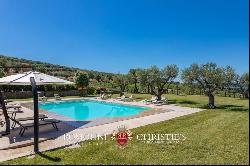 RESTORED FARMHOUSE WITH POOL FOR SALE ON LAKE TRASIMENO, UMBRIA