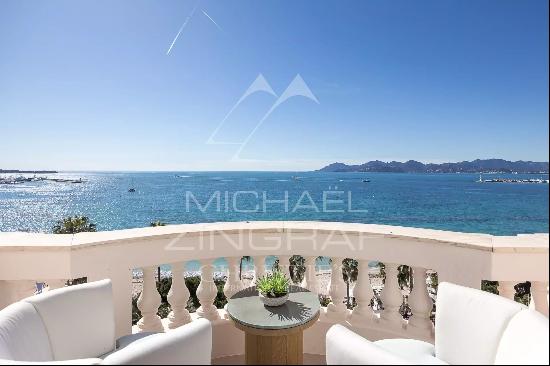 Cannes Croisette - 3 bedrooms apartment with panoramic sea view