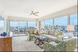 Ilikai Apartment Building, Waikiki, Coastline, Ocean, Sunset Views
