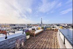 Paris 8th District – A superb penthouse apartment with terraces