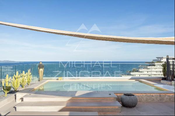 Close to Nice - Beautiful triplex with private terrace and swimming pool