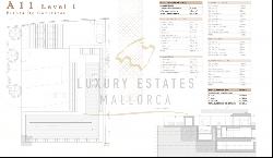 Plot in Camp de Mar with planning permission for a villa with sea views