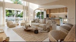 Completely renovated villa in Nova Santa Ponsa with partial sea views and vacation rental