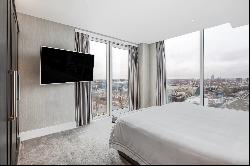 A three bedroom penthouse apartment with Sky-line views