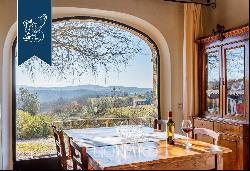 Wonderful Tuscan farmstead producing Chianti wine and extra-virgin olive oil for sale in S