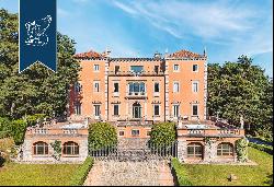 Magnificent Neoclassic-Art-Nouveau style estate with annexes overlooking Lake Varese