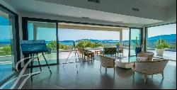 Recent villa of 595sqm with panoramic sea view