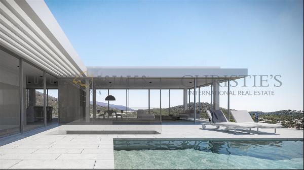 Plot in Camp de Mar with planning permission for a villa with sea views