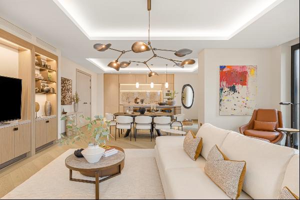 Stunning three-bedroom apartment in Bayswater