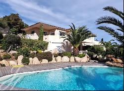 PALOMBAGGIA - VILLA 6 ROOMS - SWIMMING POOL - SEA VIEW - GARDEN LANDSCAPE - NEAR BEACH