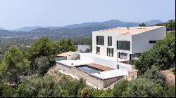 New designer villa with panoramic views for sale in Bunyola, Maj, Bunyola 07110