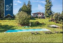 This property for sale a few km from the shores of Lake Como boasts a main villa, an outbu