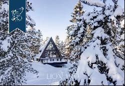 Luxury lodge with a panoramic terrace above the Val di Fiemme for sale