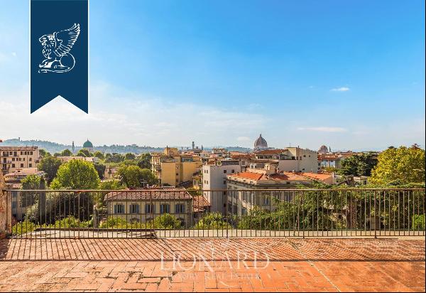 Luxury estate with a panoramic terrace and a private garage for sale in Florence