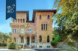 Elegant Art-Nouveau villa for sale in Veneto, between Valdobbiadene and the Santa Croce La