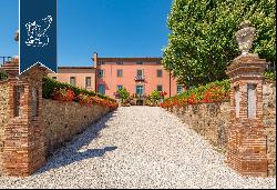 17th-century villa on the idyllic Lucchesi Hills with an Italian-style garden and a swimmi