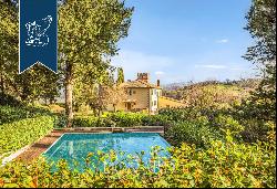 Charming Tuscan luxury estate with a panoramic view of Mugello for sale