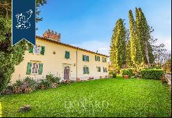 Charming Tuscan luxury estate with a panoramic view of Mugello for sale