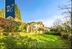 Charming Tuscan luxury estate with a panoramic view of Mugello for sale