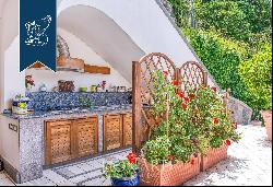 Villa of the Beatles' manager for sale in an enchanting position on Ischia island