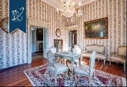 The elegance of a noble villa for sale in Brianza, near Monza