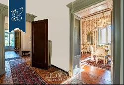 The elegance of a noble villa for sale in Brianza, near Monza