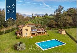 Luxury villa with a pool and a big park for sale on the outskirts of Lucca