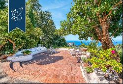 Mediterranean estate surrounded by nature with a panoramic terrace for sale in Capri