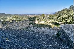 Castle on the Rhone river