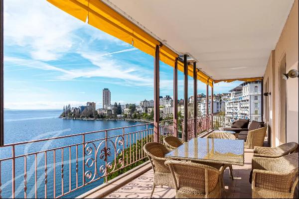 Sumptuous apartment with spectacular view on the first line of the lake!