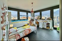 Luxury penthouse apartment a few steps from the centre of Lugano for sale