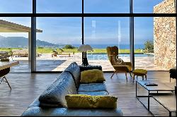 Contemporary Architect Villa for sale in Corsica - Breathtaking Sea Views - Corbara, Nort