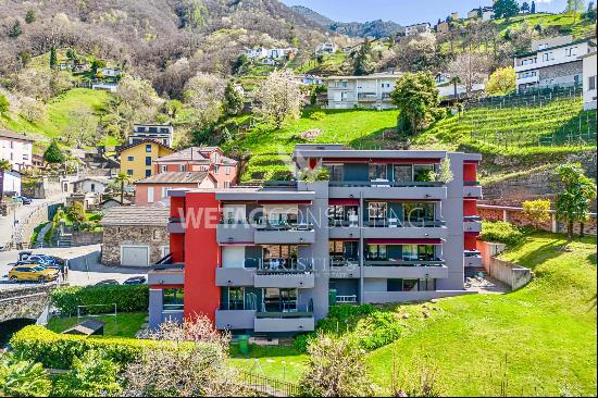 Residence with penthouse & five apartments for sale in a strategic location in Bellinzona