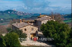 HISTORIC COUNTRY HOUSE WITH PANORAMIC VIEWS OF TODI FOR SALE IN UMBRIA