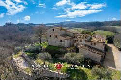 HISTORIC COUNTRY HOUSE WITH PANORAMIC VIEWS OF TODI FOR SALE IN UMBRIA