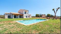 Beautiful new built rustic finca with pool for sale in Campos, M, Campos 07630