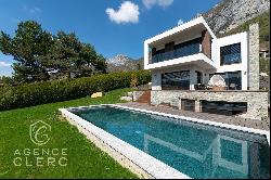 Veyrier du Lac, contemporary property with panoramic lake view