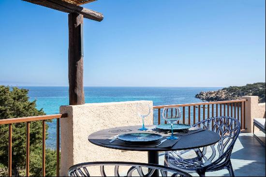 Breathtaking view from a new turnkey apartment in Cala Granu