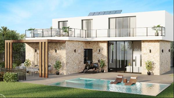 Contemporary villa with countryside views in Sa Rapita, Mallorca