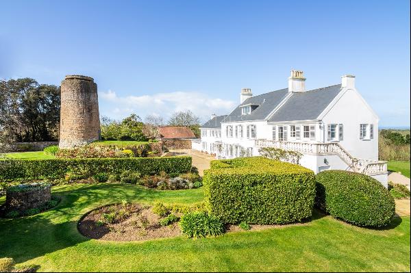 Detached Residence with Sea Views and Historic Mill