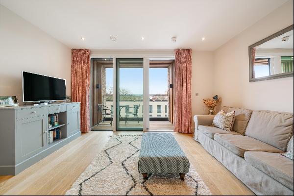 Third Floor Modern One Bedroom Flat with Private Terrace in Gated Development