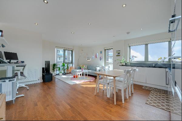 A 2 bedroom flat for sale on Lawn Road, NW3.