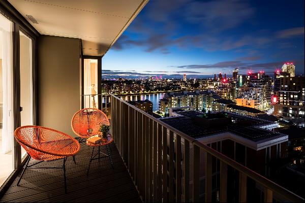 Exceptional two bedroom apartment with impressive wraparound balcony enjoying stunning Riv