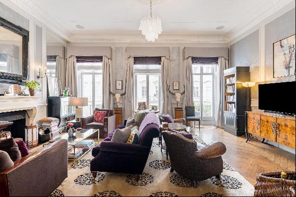 A two bedroom Maisonette for sale in Eaton Place, Belgravia.