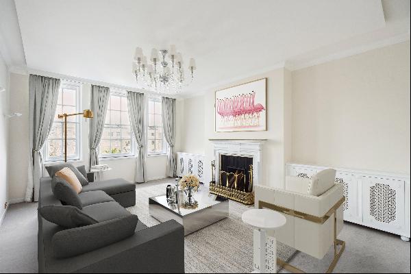 A spacious four bedroom lateral apartment to rent located near Holland Park.