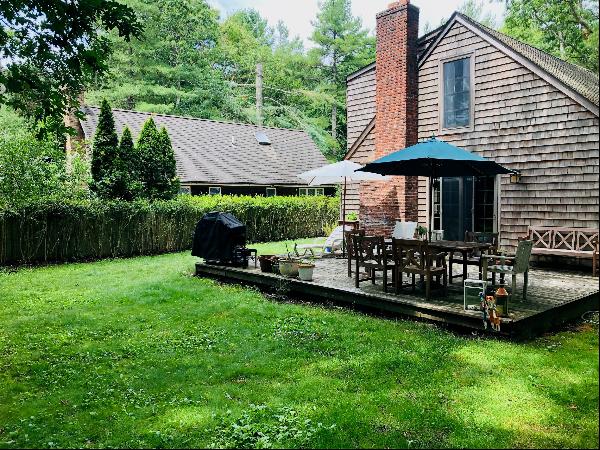 House located in East Hampton, Northwest Woods area. Charming 3-bedroom, 2-bath with sunro