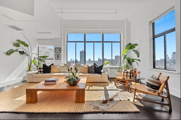 <p>Perched atop the 11th floor of an iconic cast iron loft building overlooking quiet Lafa